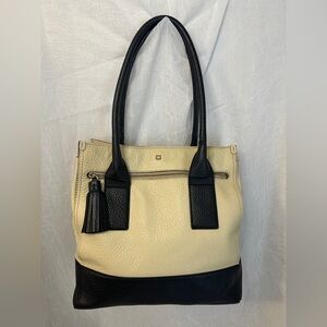 Kate Spade Black and Cream Tote Bag